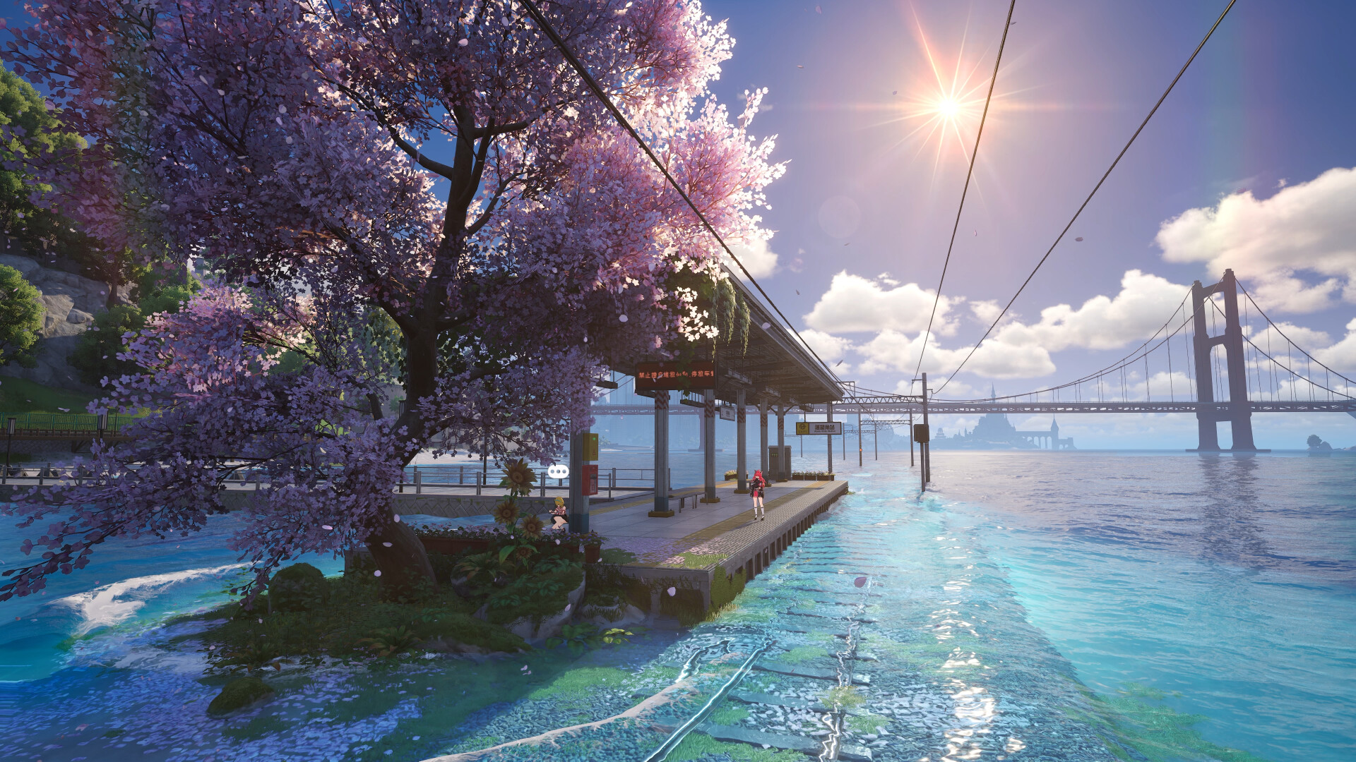 In-game screenshot from NTE: Neverness to Everness showing open-world exploration